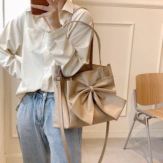 Plain Bow Tote Bag