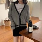 Loose-fit Button Knit Cardigan