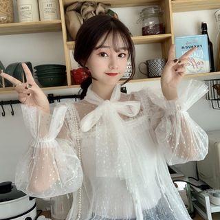 Bell-sleeve Lace Top / Camisole