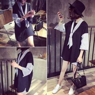 Stripe Panel Tunic