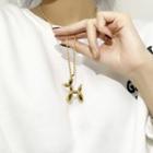 Balloon Dog Pendant Necklace