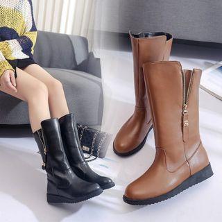 Side Zip Tall Boots