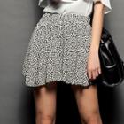 Printed A-line Skirt