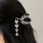 Butterfly Alloy Hair Stick 1pc - 2798a - Silver - One Size