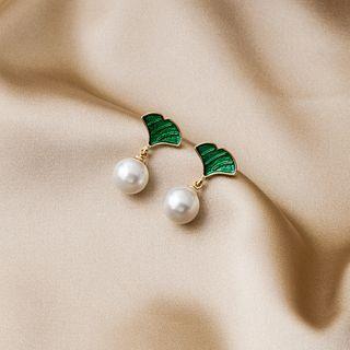 Faux Pearl Earring 1 Pair - E2890 - As Shown In Figure - One Size
