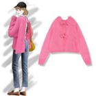 Open Back Bow Back Sweater