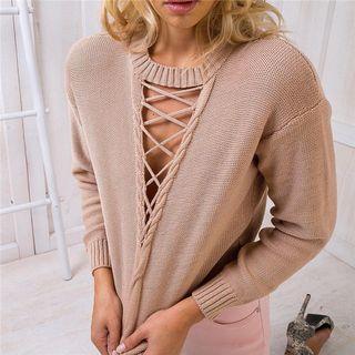 Cross Front Sweater
