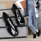 Low Heel Monk Strap Shoes