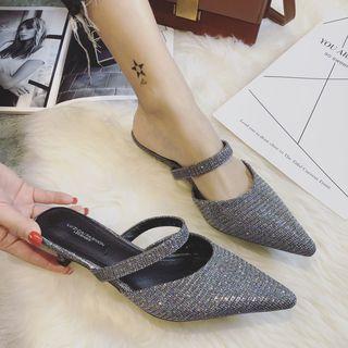 High-heel Strapped Mules