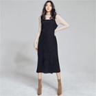 From Seoul H-line Oxford Pinafore Dress