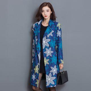 Flower Long Coat