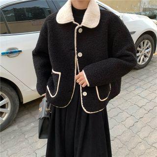 Button-up Faux Shearling Jacket