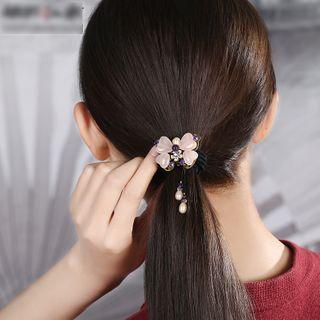 Retro Gemstone Bow Hair Tie As Shown In Figure - One Size