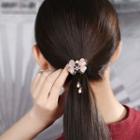 Retro Gemstone Bow Hair Tie As Shown In Figure - One Size