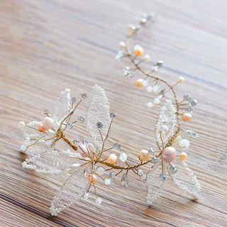 Faux Pearl Bridal Headpiece