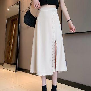 Rivet Midi Skirt