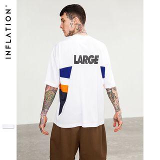Oversized Patchwork T-shirt