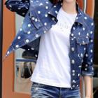 Dotted Denim Jacket