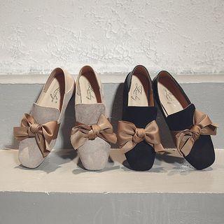 Low-heel Ribbon Loafers