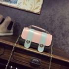 Colored Panel Boston Bag