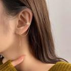 Star Threader Earring 1 Pc - Gold - One Size