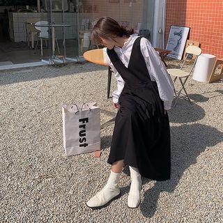 Reversible Midi Jumper Dress