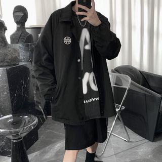 Button-up Logo Jacket