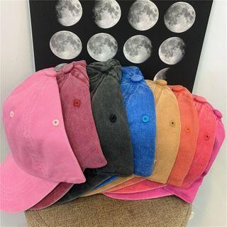 Grommet Plain Baseball Hat