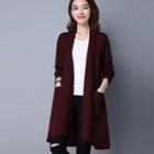Open-front Plain Coat