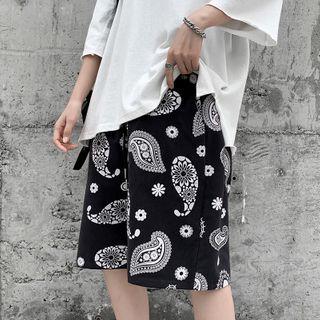 Pattern Print Shorts