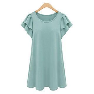 Layered Short-sleeve Dress