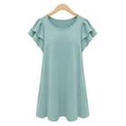 Layered Short-sleeve Dress