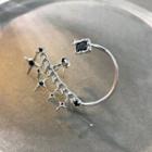 Star Alloy Earring 1 Pc - Silver - One Size