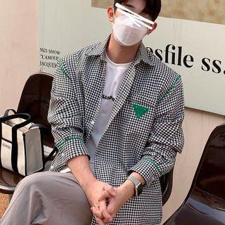 Logo Houndstooth Blazer