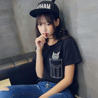 Pocket Print Top