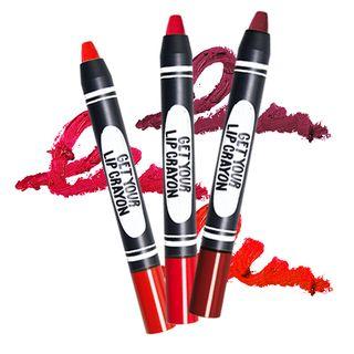 Abbamart - Get Your Lip Crayon #acr06 Scarlet