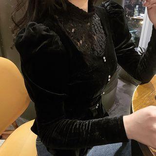 Long-sleeve Velvet Top / Dress