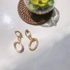 Hoop Dangle Earrings Gold -one Size
