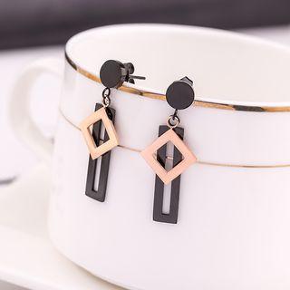 Geometric Dangle Earring As Shown In Figure - One Size