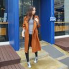 Tab-sleeve One-button Coat