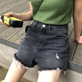 Distressed Demin Shorts
