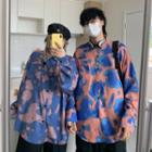 Couple Matching Tie-dyed Button-up Shirt