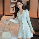 Braided Trim Shirtdress