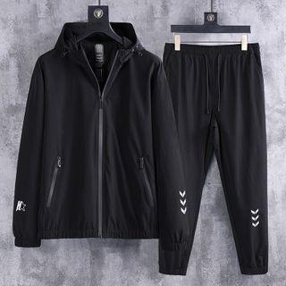 Set: Hooded Jacket + Harem Pants