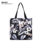Floral Print Tote Bag