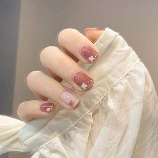 Cross Print Nail Tips