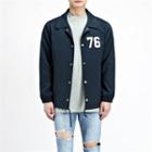 Logo-front Buttoned Jacket