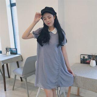 Short Sleeve Polo Shirt Dress