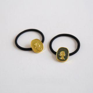 Embossed Alloy Hair Tie