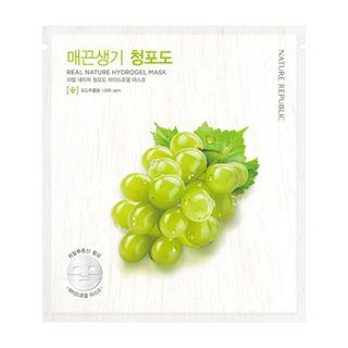 Nature Republic - Real Nature Hydrogel Mask 1pc (10 Types) Green Grape